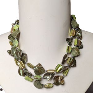 NY & Co Rhodium and Shell necklace